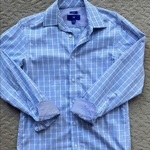 Egara Men’s Non Iron EUC Cotton Dress Shirt Plaid